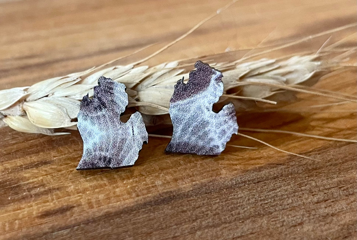 Crafted Michigan Post Earrings - Unique Local Design