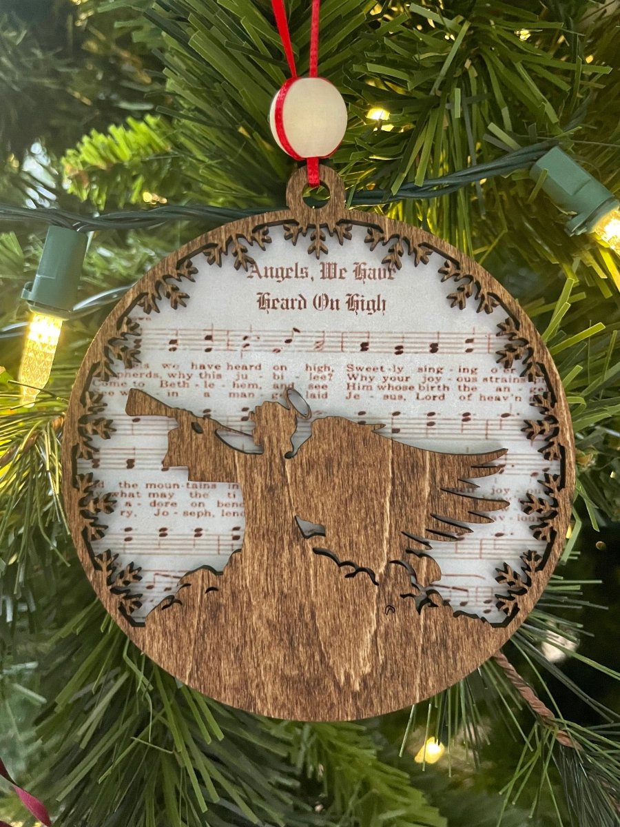 Handmade Christmas Music Ornament | Personalized Holiday Gift