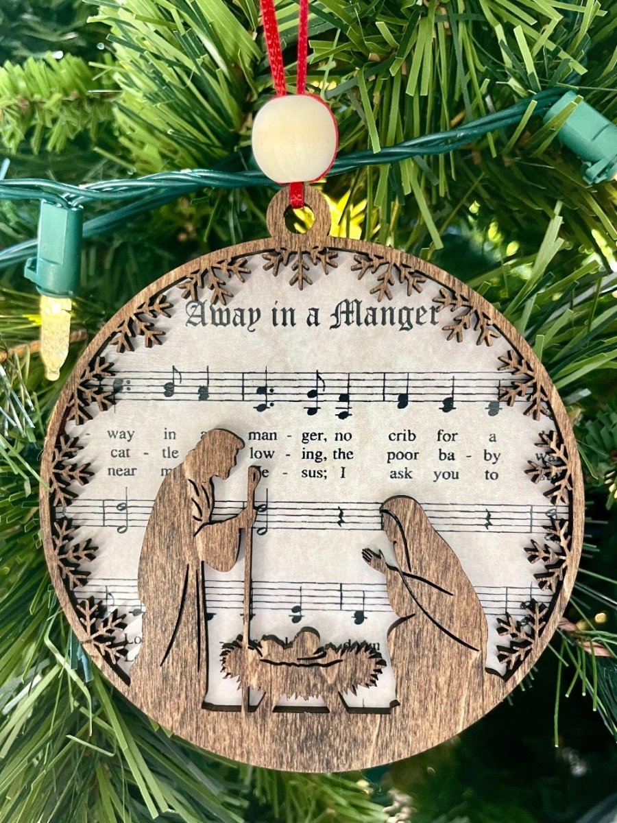 Handmade Christmas Music Ornament | Personalized Holiday Gift