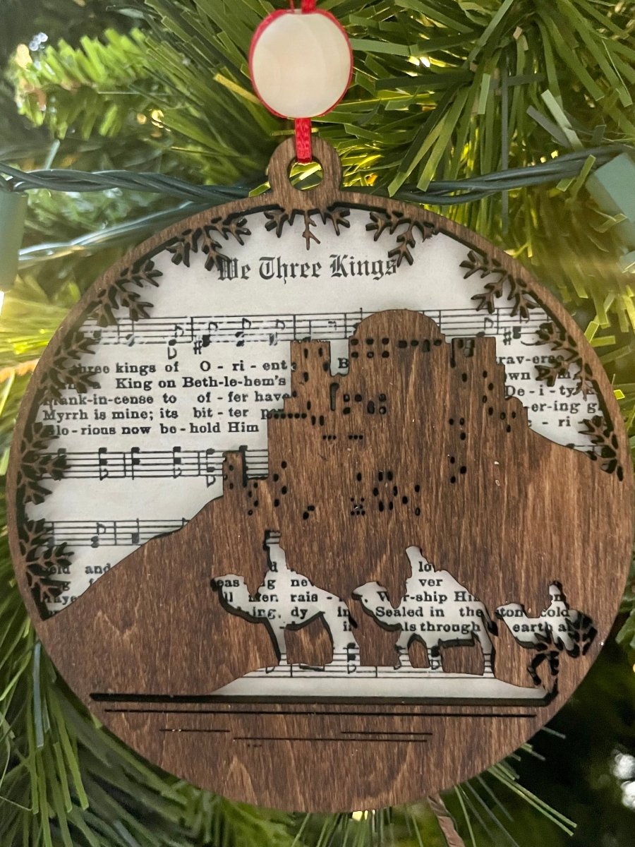 Handmade Christmas Music Ornament | Personalized Holiday Gift