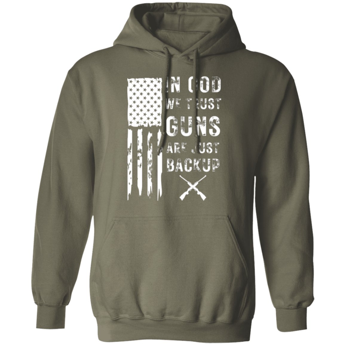 In God We Trust | Hoodie | White Lettering