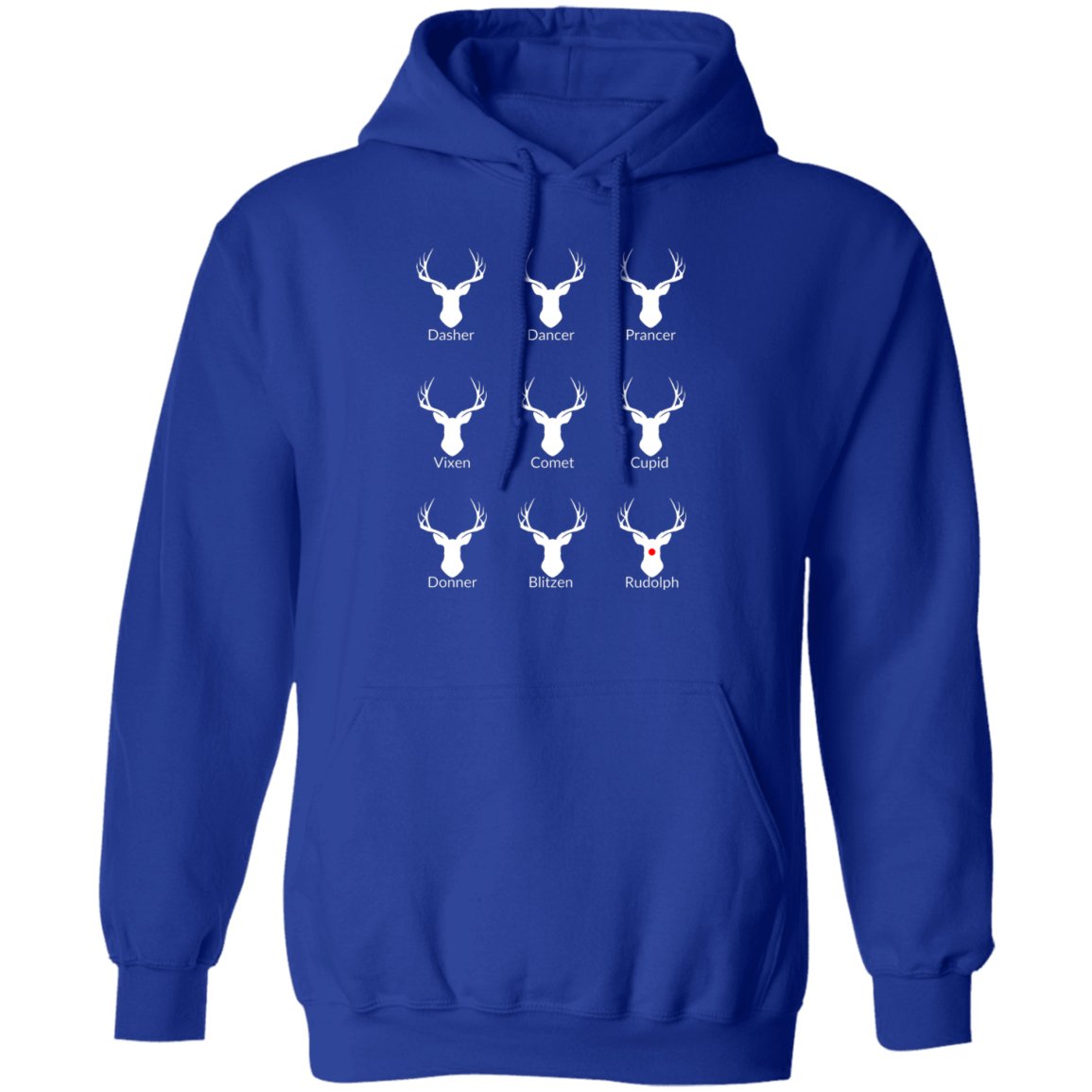 Nice List Reindeer Hoodie | Donner spelling