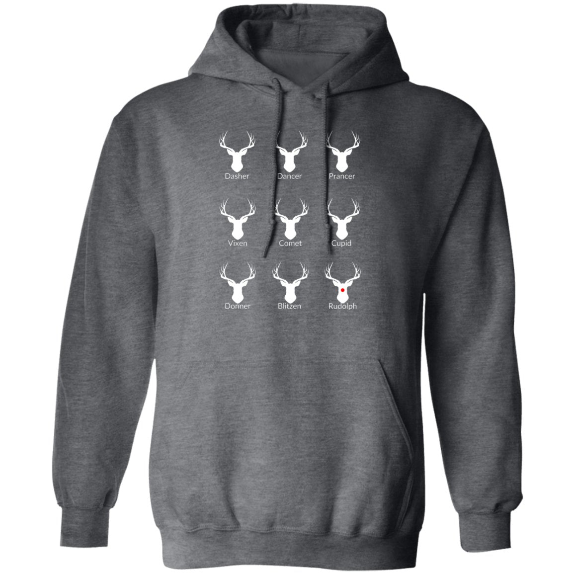 Nice List Reindeer Hoodie | Donner spelling