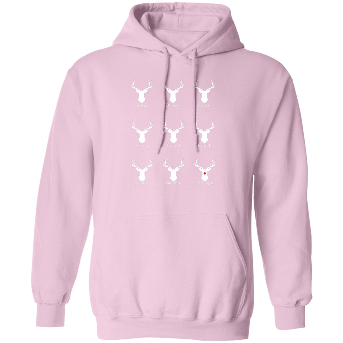 Nice List Reindeer Hoodie | Donner spelling