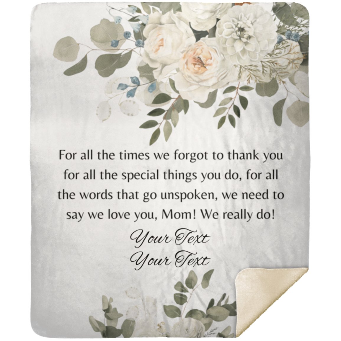 Personalized Blanket for Mom | For all the Times