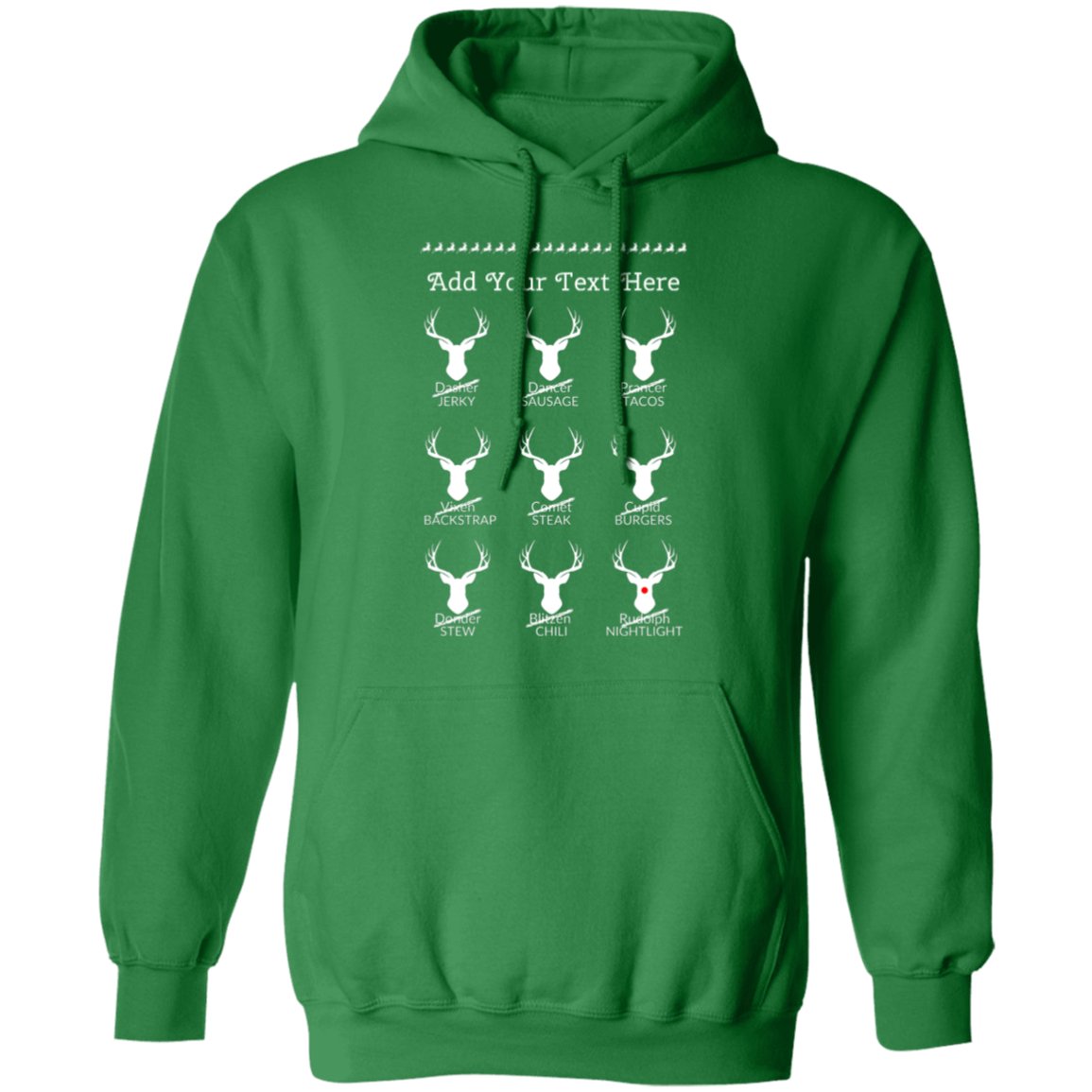 Personalized | Christmas Reindeer | Hoodie