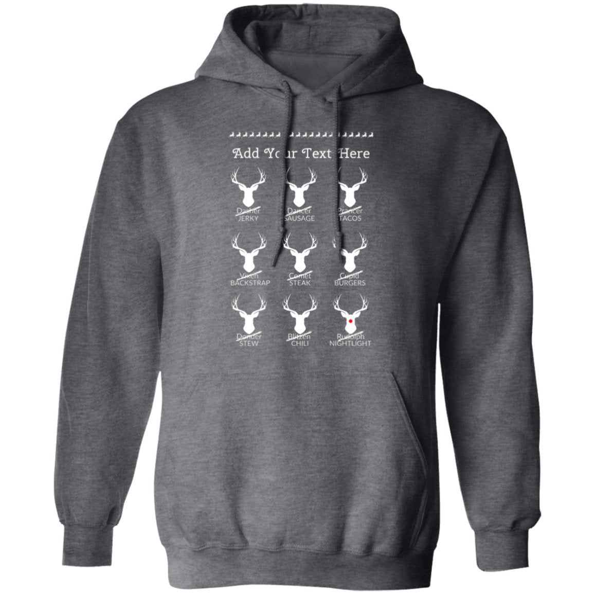 Personalized | Christmas Reindeer | Hoodie