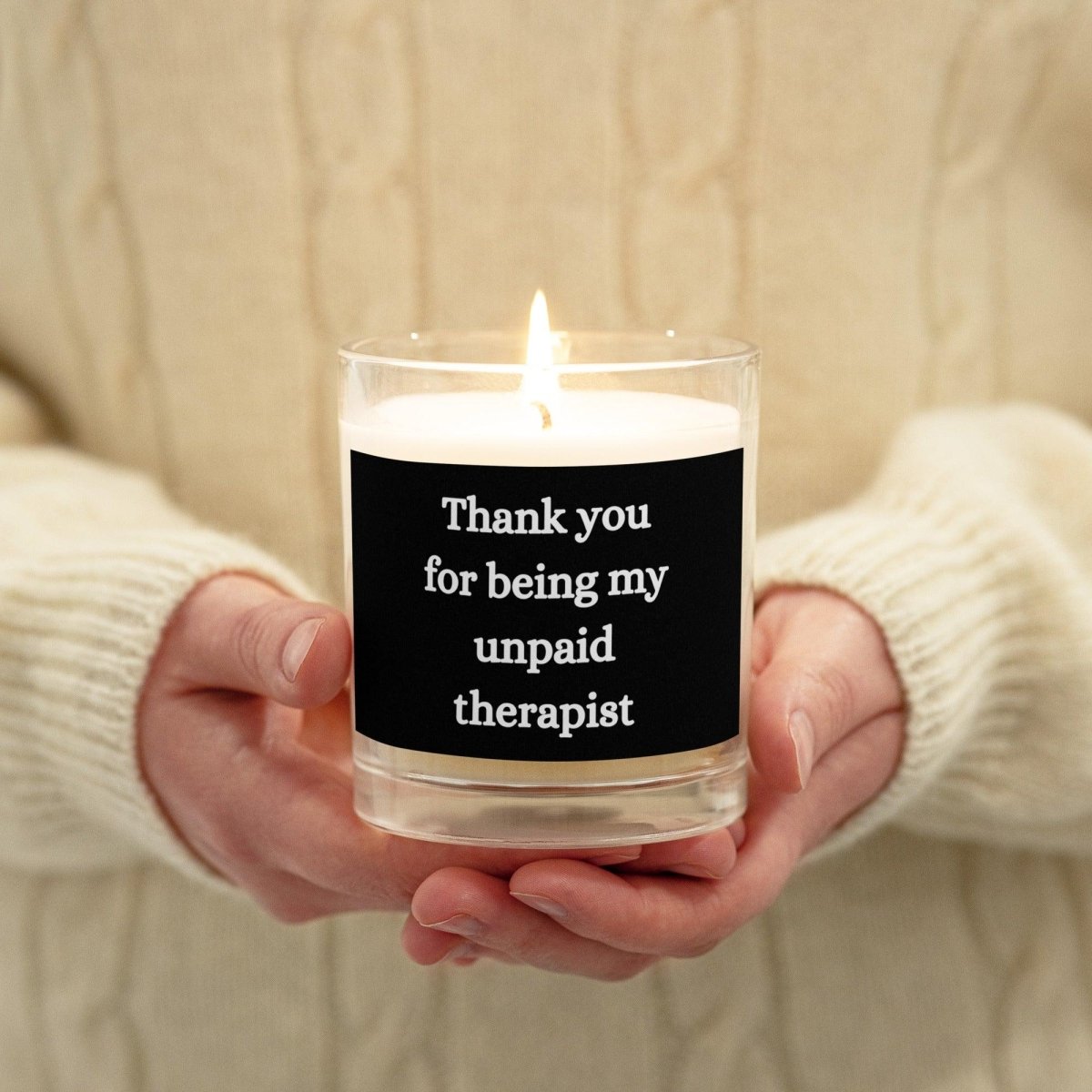 SOY CANDLE | FRIENDSHIP GIFT | UNPAID THERAPIST