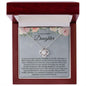 To My Beautiful Daughter | I Am So Proud Of You (Love Knot Necklace)