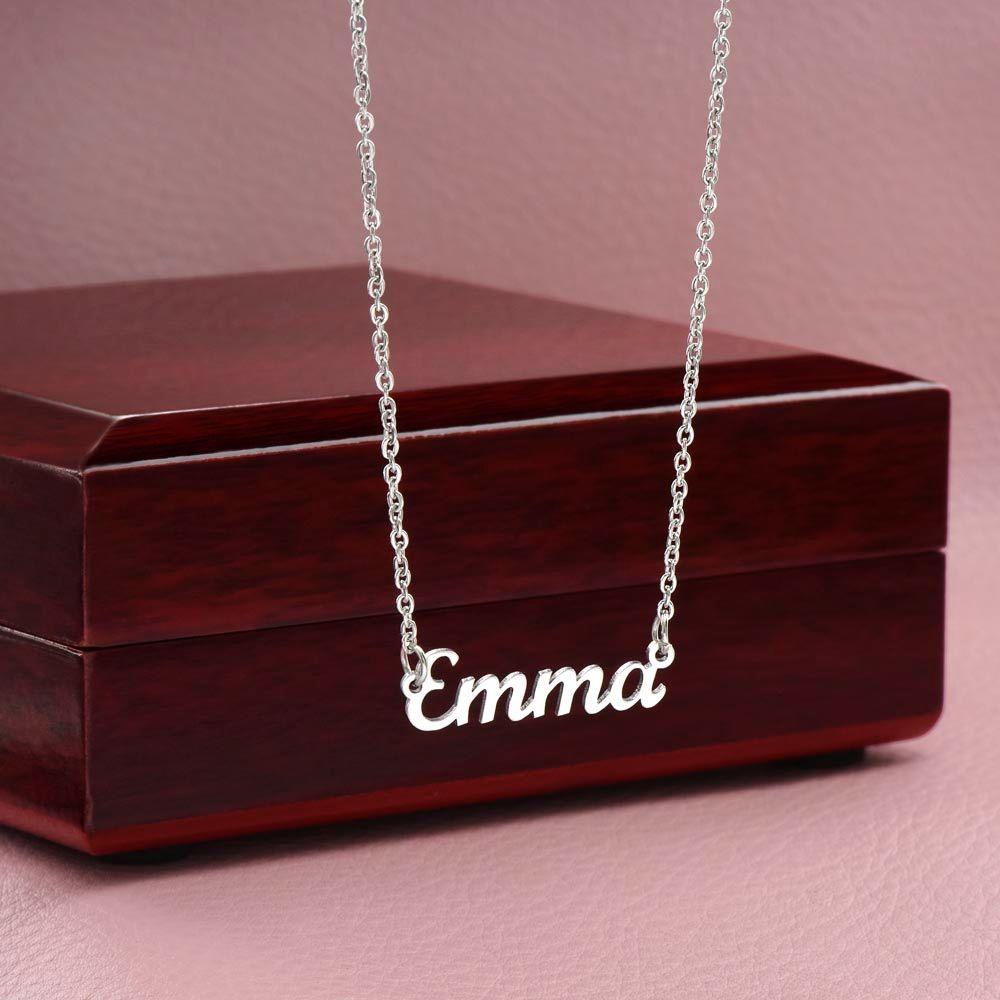 TO MY BEAUTIFUL DAUGHTER | PERSONALIZED NAME NECKLACE
