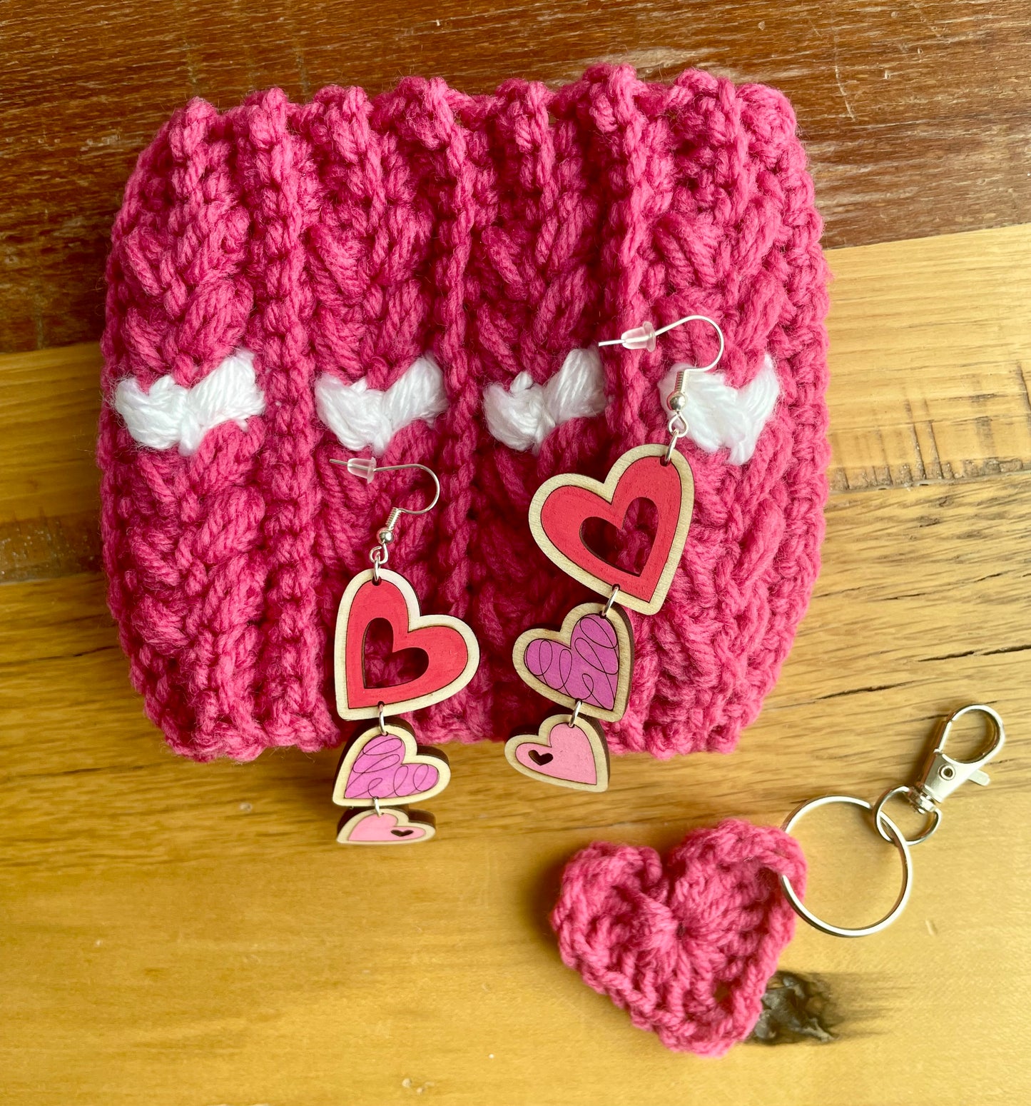 Build Your Own Valentine Gift Box | Handmade Crochet & Earrings