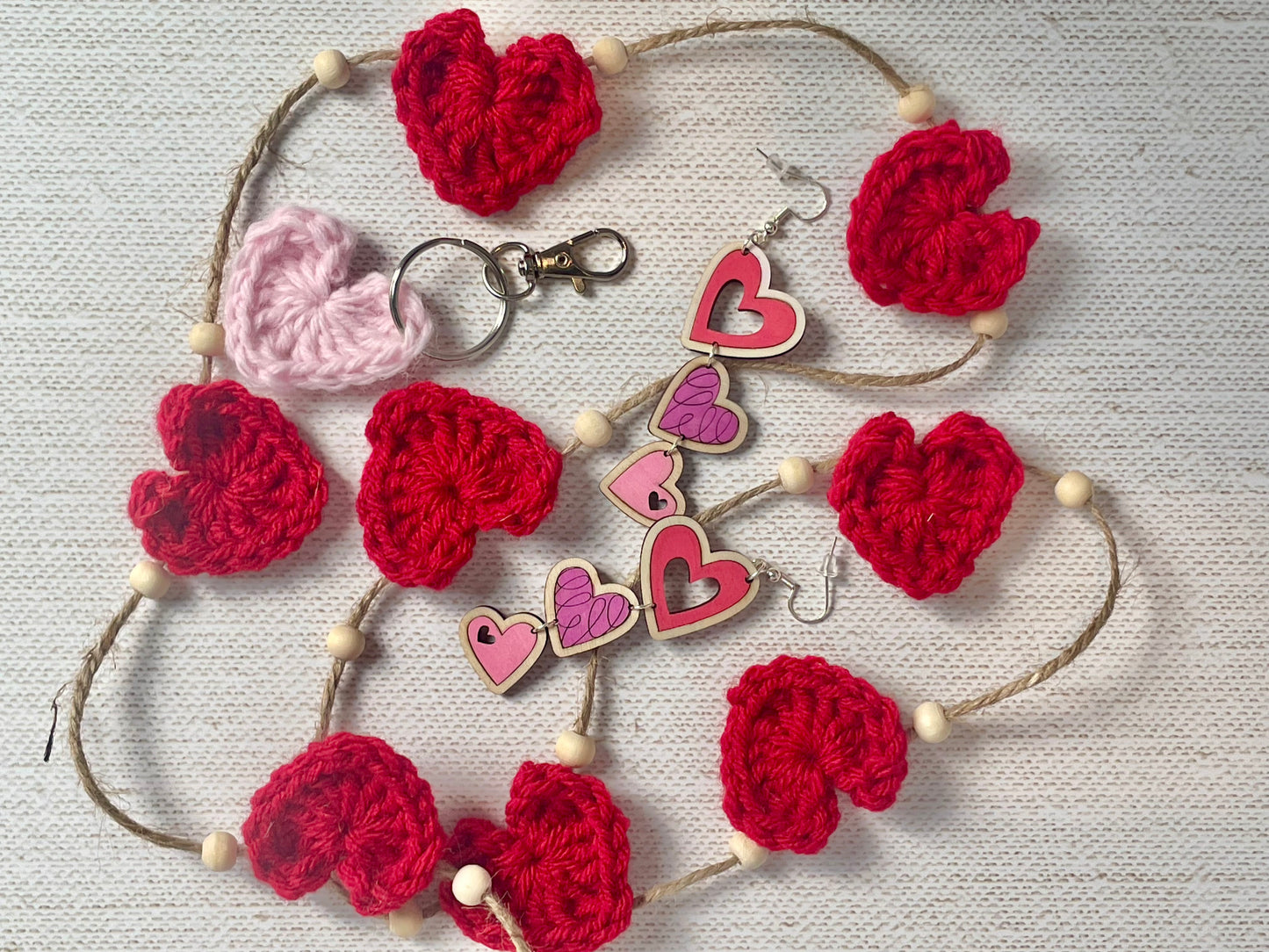 Build Your Own Valentine Gift Box | Handmade Crochet & Earrings