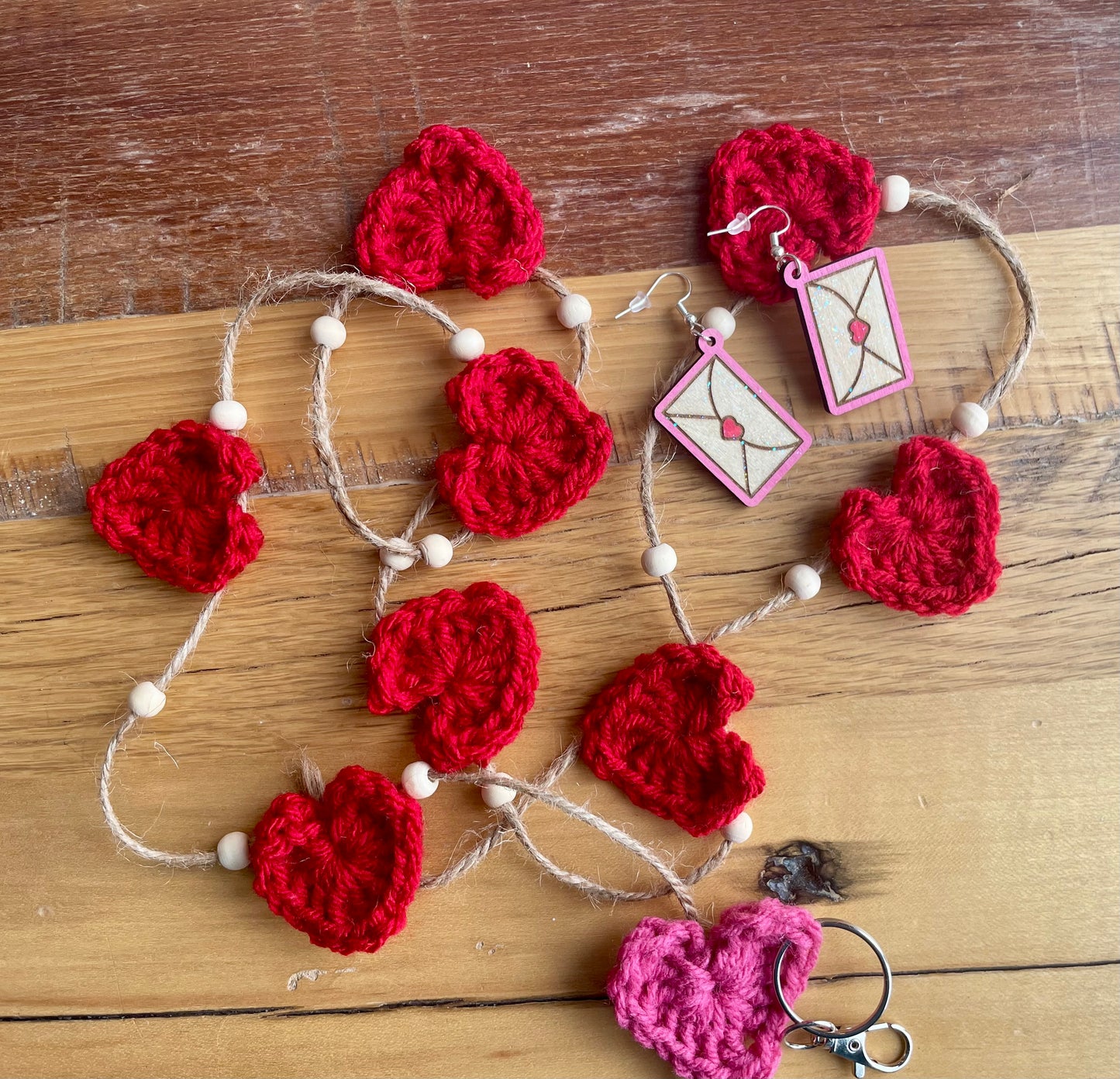 Build Your Own Valentine Gift Box | Handmade Crochet & Earrings