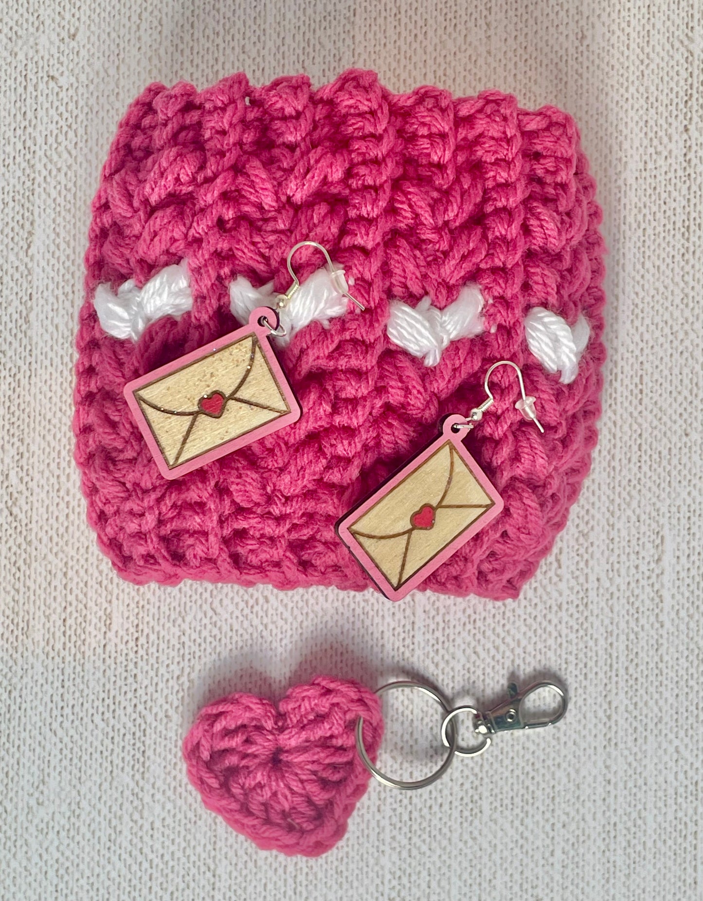 Build Your Own Valentine Gift Box | Handmade Crochet & Earrings