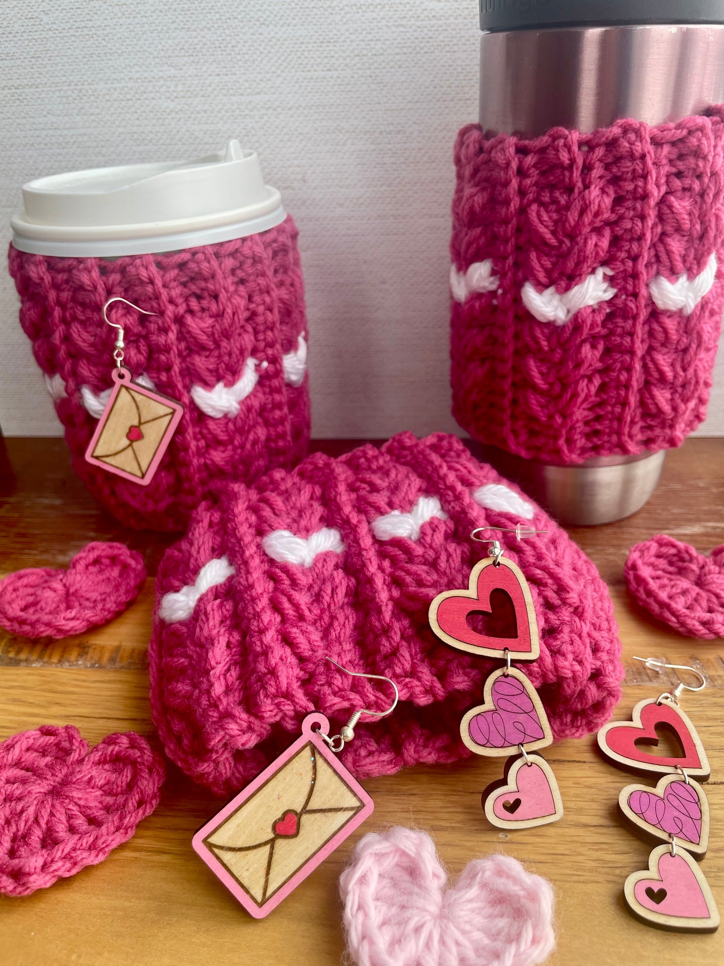 Build Your Own Valentine Gift Box | Handmade Crochet & Earrings