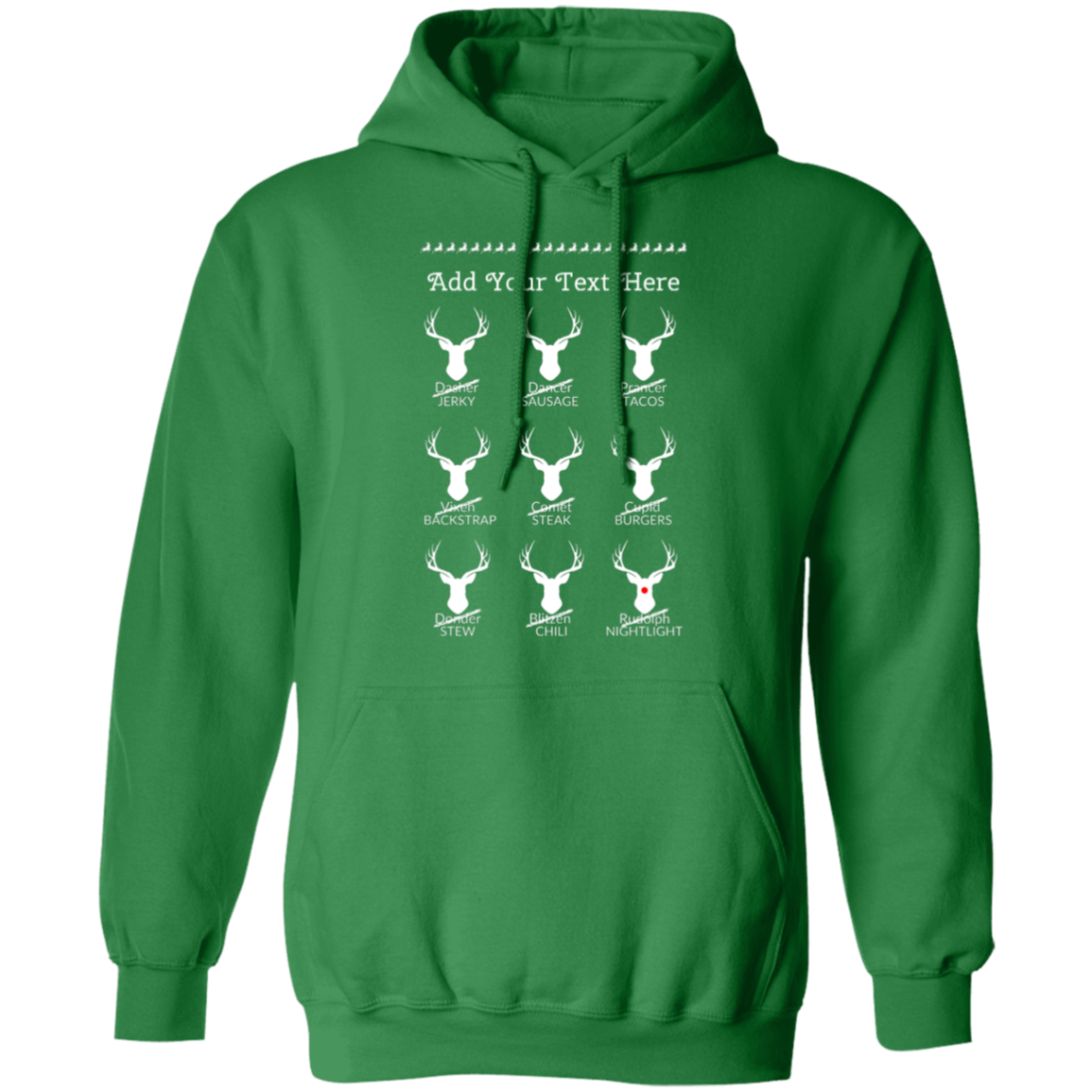 Personalized | Christmas Reindeer | Hoodie