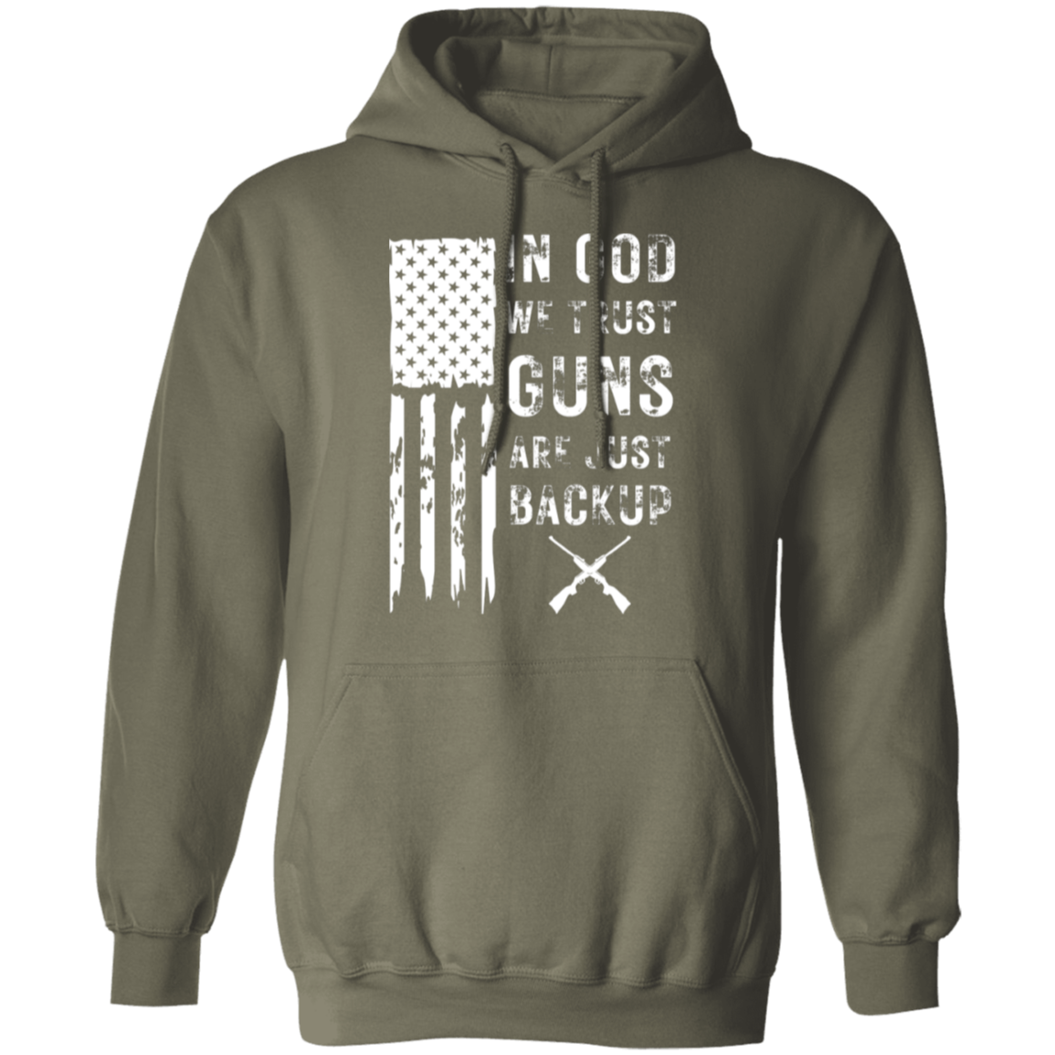 In God We Trust | Hoodie | White Lettering