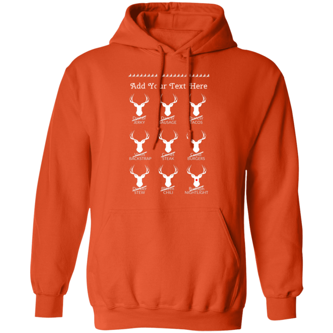 Personalized | Christmas Reindeer | Hoodie