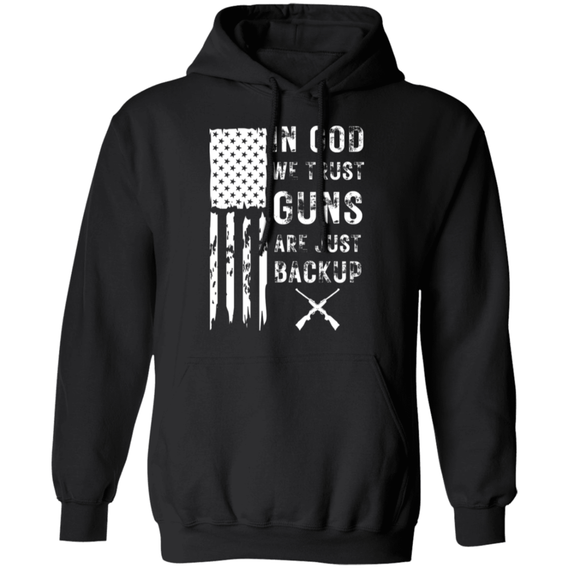 In God We Trust | Hoodie | White Lettering