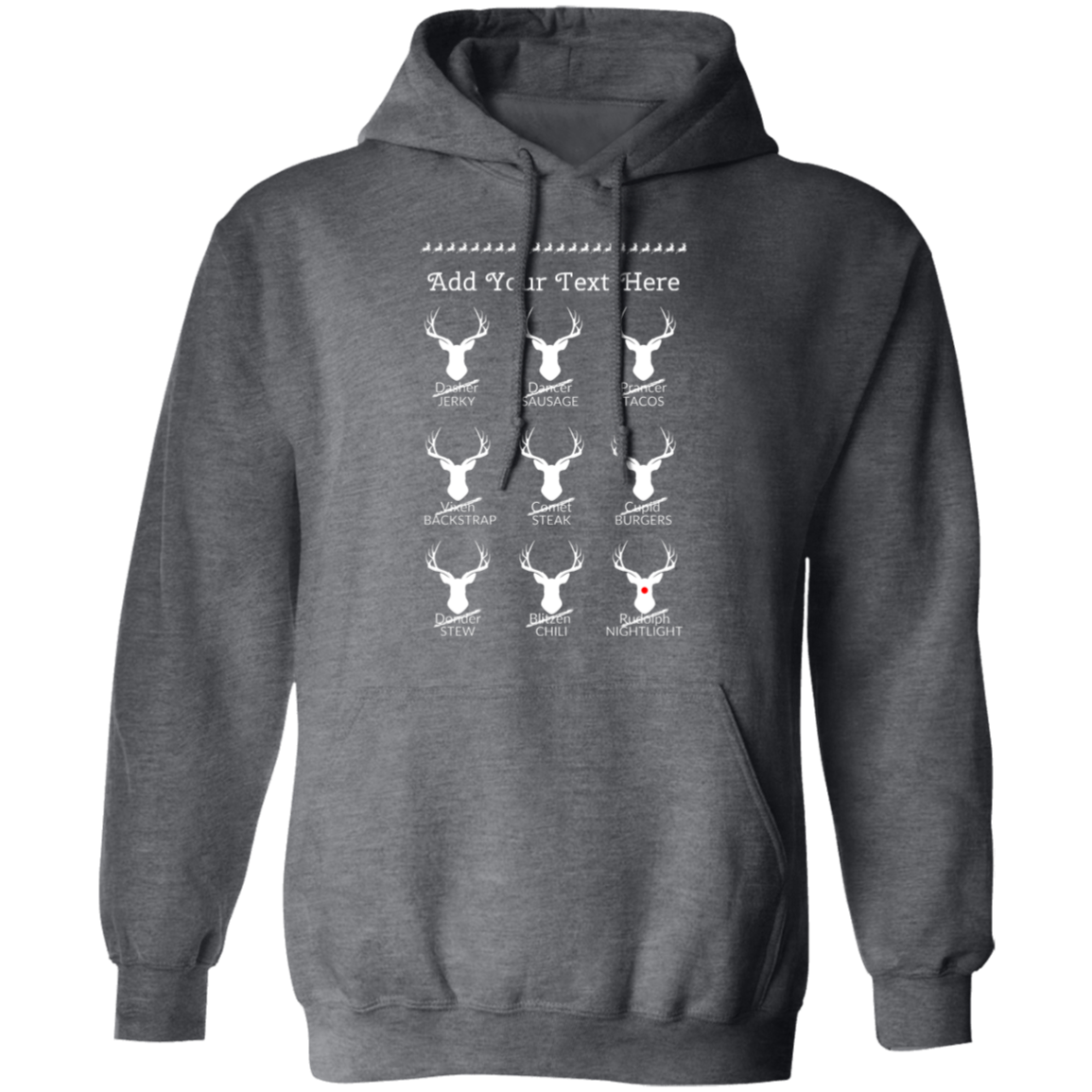 Personalized | Christmas Reindeer | Hoodie