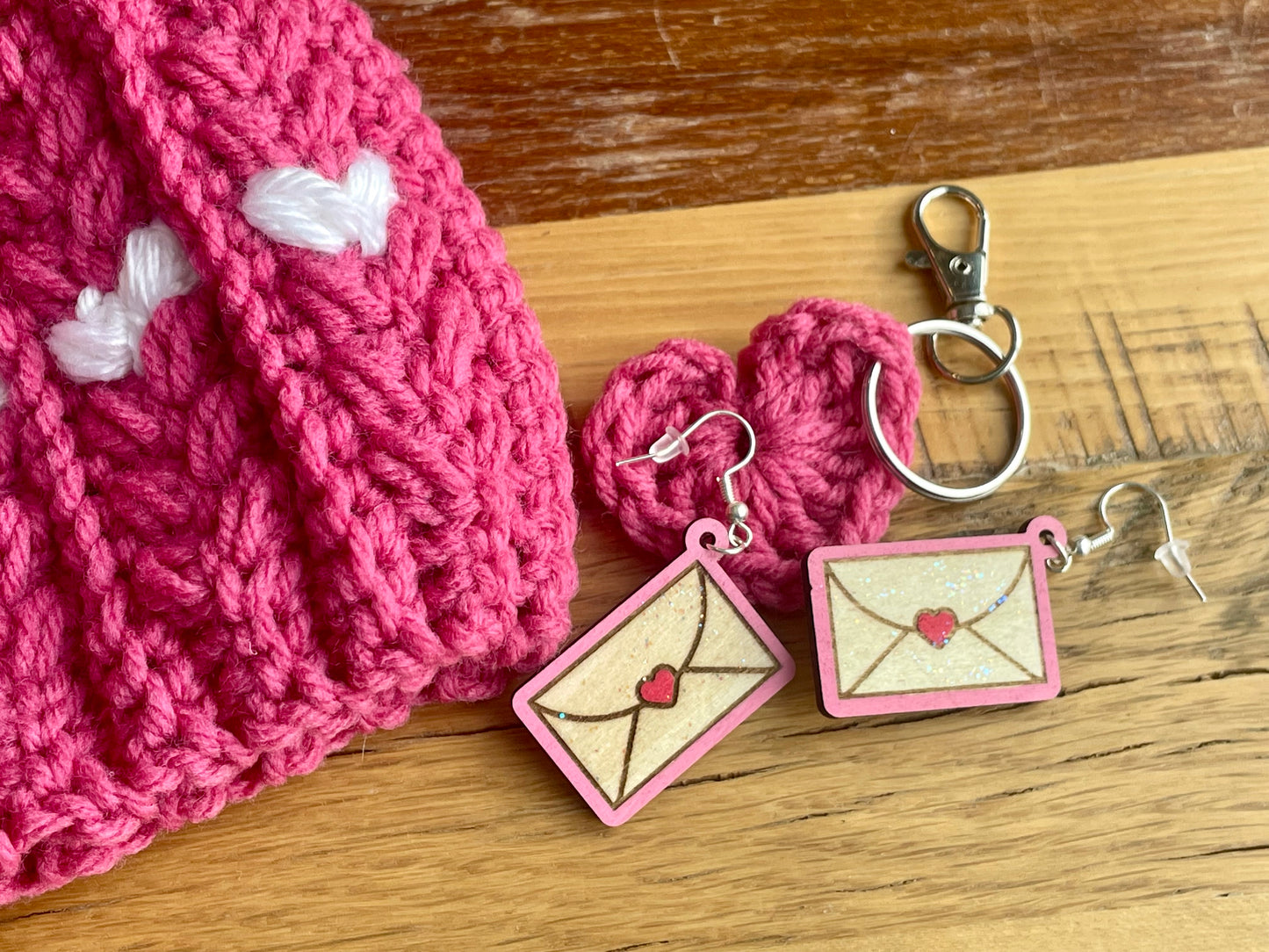 Build Your Own Valentine Gift Box | Handmade Crochet & Earrings