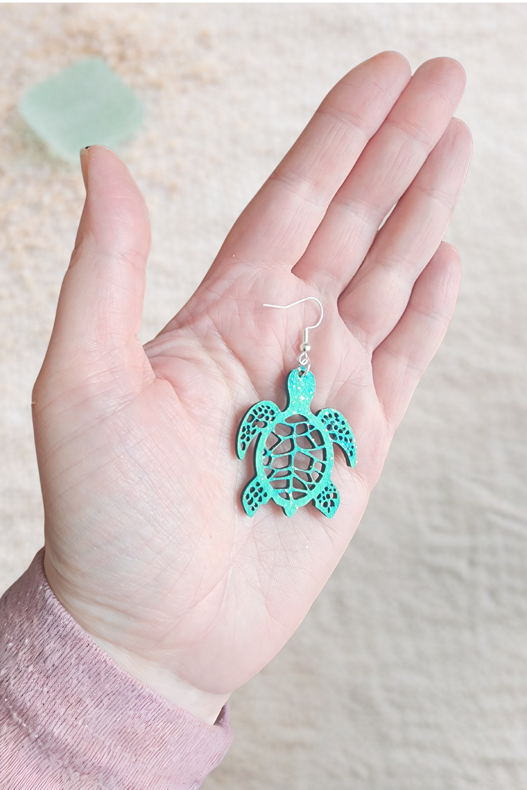 Ocean Grace Turtle Earrings