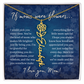 Birth Flower Necklace - If Moms Were Flowers