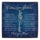 Birth Flower Necklace - If Moms Were Flowers
