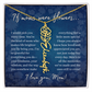 Birth Flower Necklace - If Moms Were Flowers