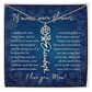Birth Flower Necklace - If Moms Were Flowers
