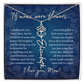 Birth Flower Necklace - If Moms Were Flowers