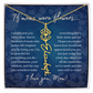 Birth Flower Necklace - If Moms Were Flowers