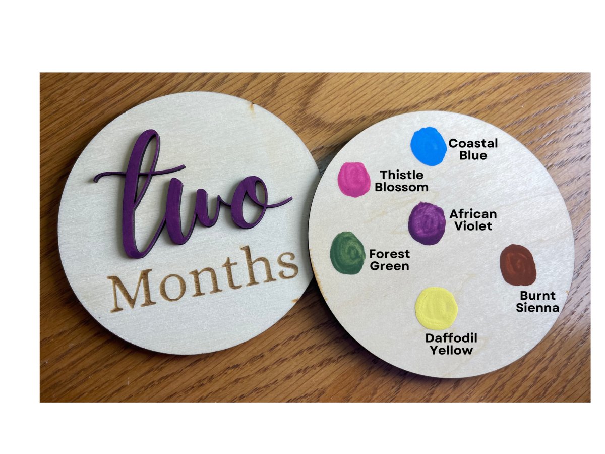 Baby Milestone Markers | 12 Months + Newborn + 1 Year