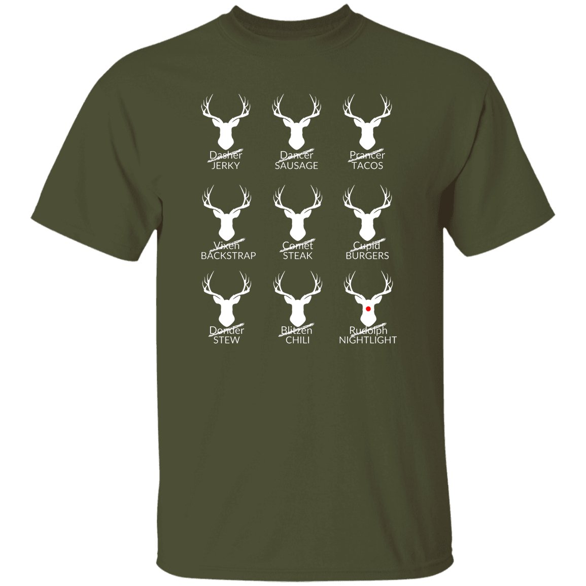 CHRISTMAS REINDEER HUNTER | 100% USA COTTON