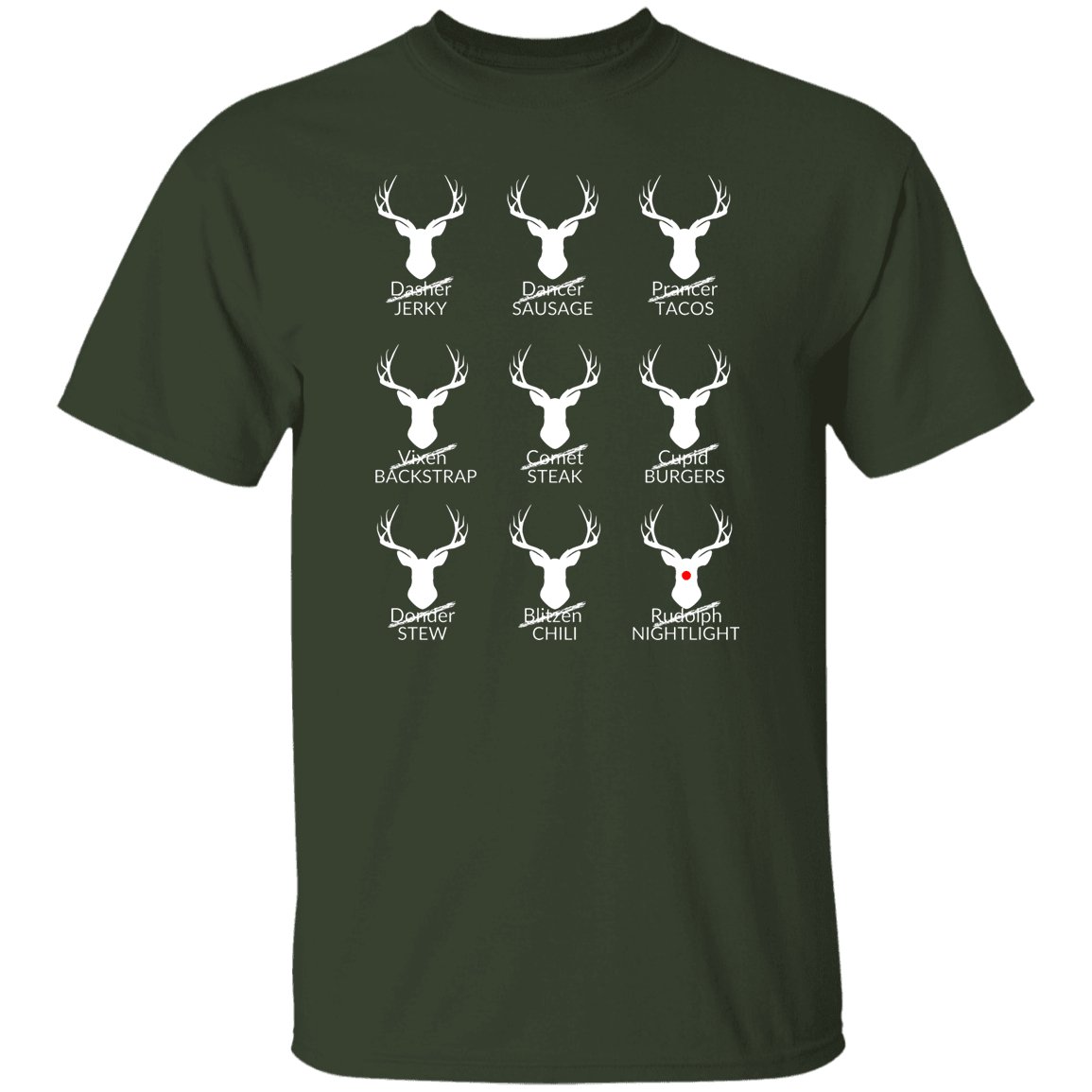 CHRISTMAS REINDEER HUNTER | 100% USA COTTON