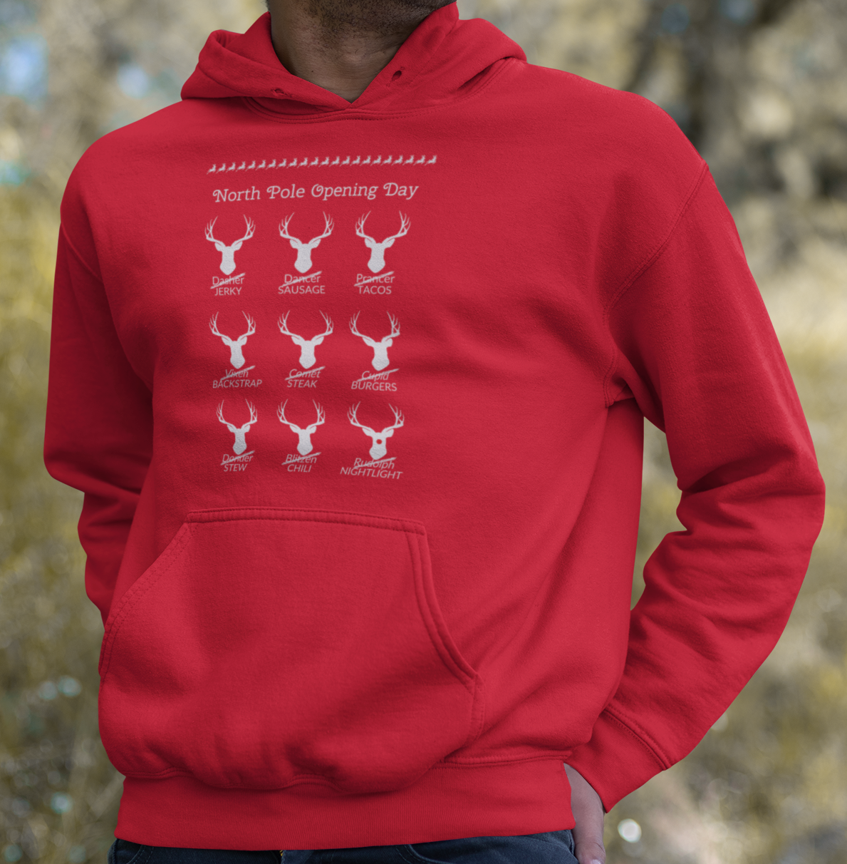 Personalized | Christmas Reindeer | Hoodie