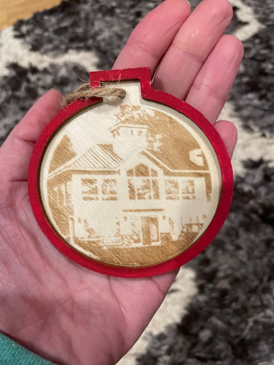 Custom Engraved Photo Ornament