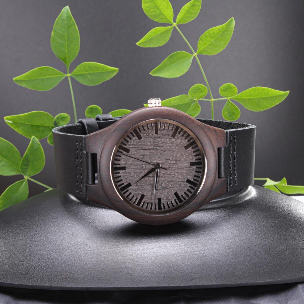 FOREVER YOUR SON | ENGRAVED WOODED WATCH