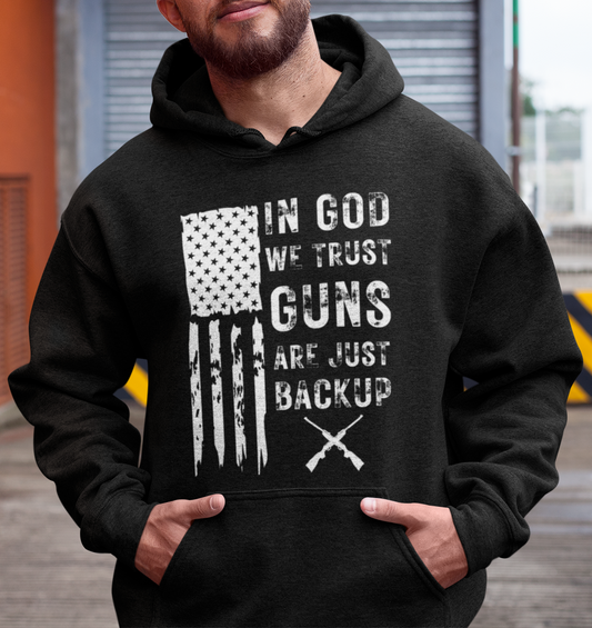 In God We Trust | Hoodie | White Lettering