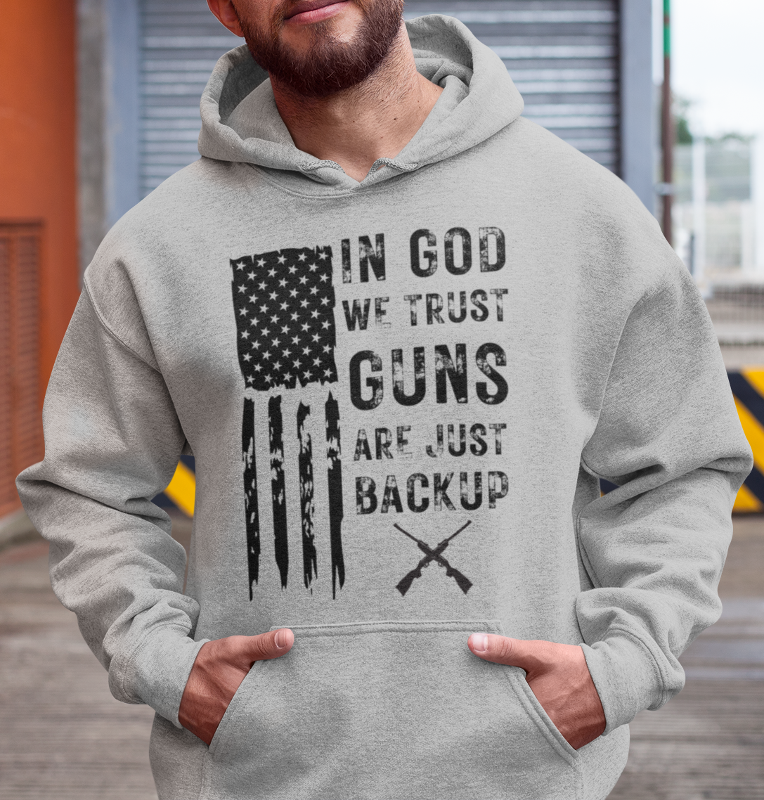 In God We Trust | Hoodie | Black Lettering