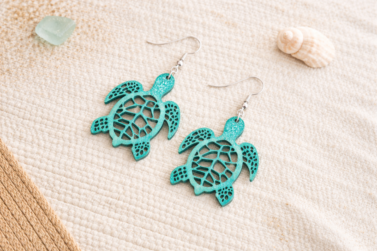 Ocean Grace Turtle Earrings