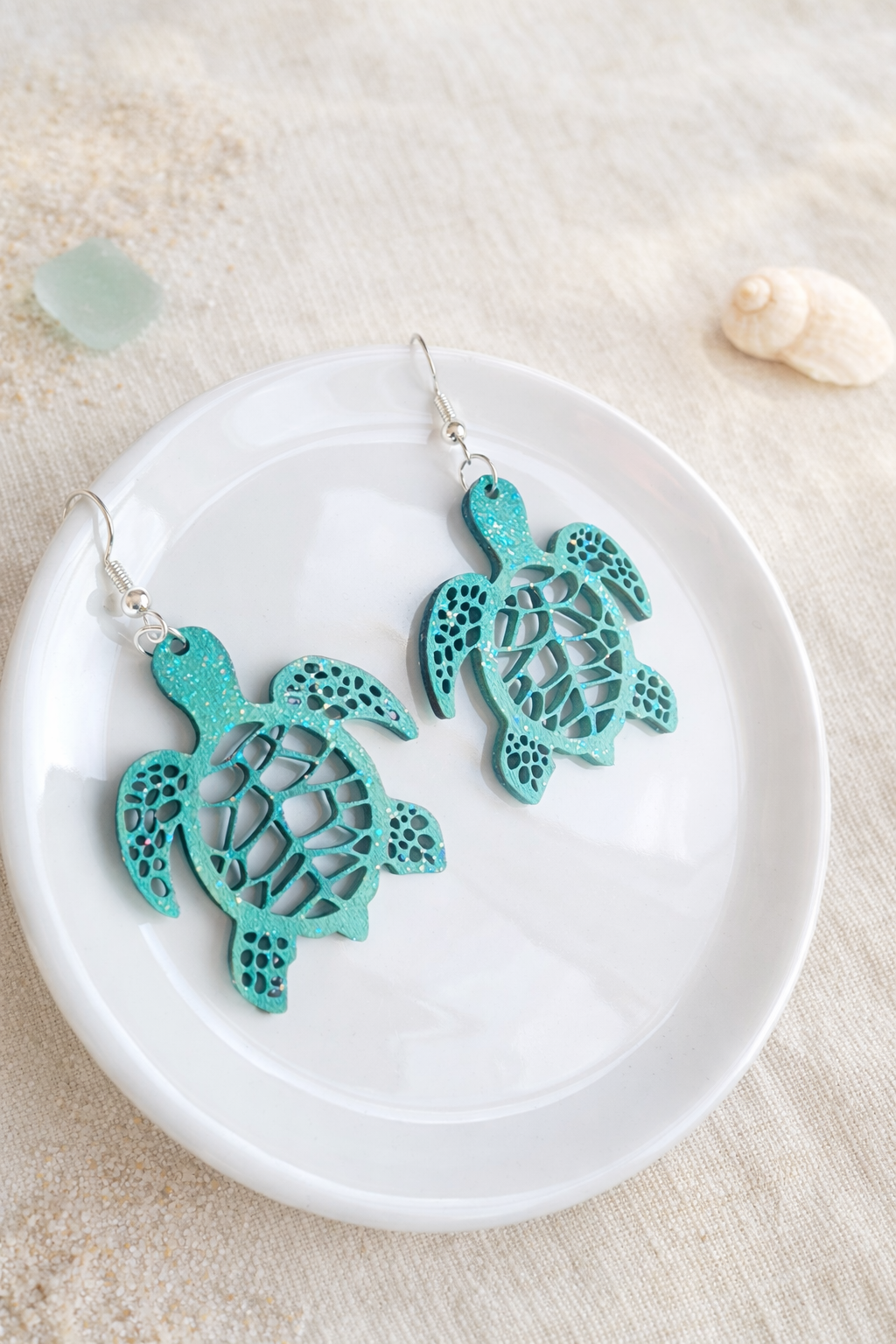 Ocean Grace Turtle Earrings