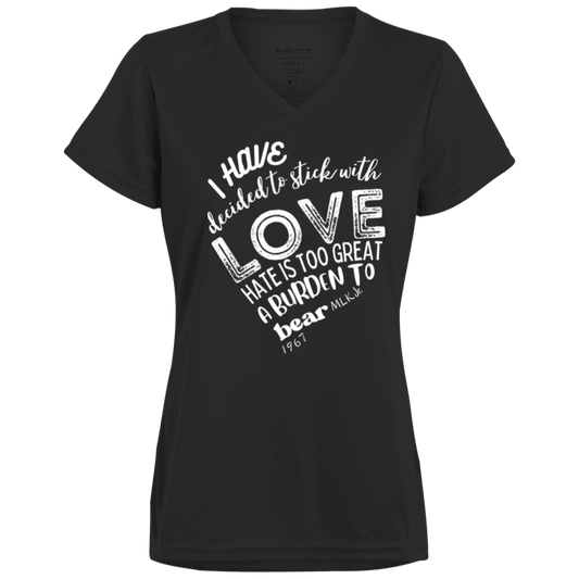 MLK I Have DECIDED | MOISTURE WICKING V-NECK - Sparkality Gifts