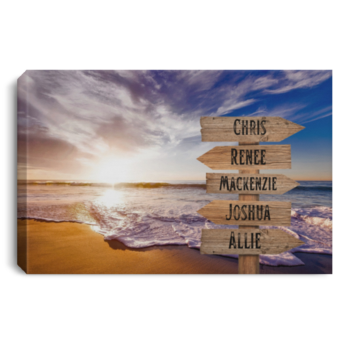 SUNSET ON THE OCEAN | MULTILPLE NAMES | CONTACT FOR PERSONALIZATION - Sparkality Gifts