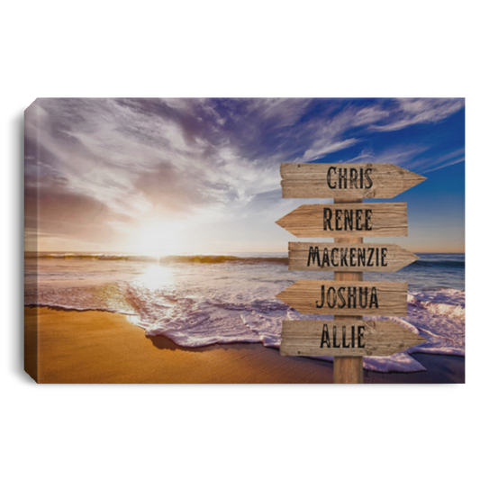 SUNSET ON THE OCEAN | MULTILPLE NAMES | CONTACT FOR PERSONALIZATION - Sparkality Gifts