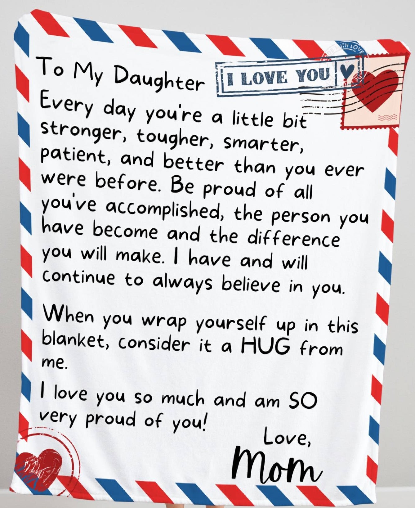 To My Daughter | Every day | Premium Sherpa Fleece 50x60