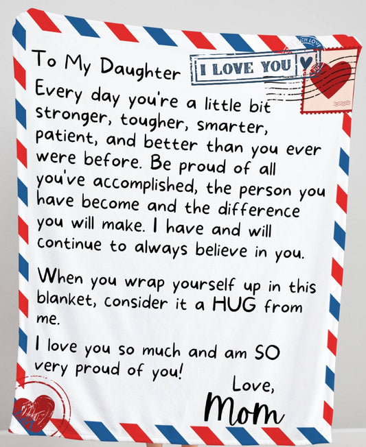 To My Daughter | Every day | Premium Sherpa Fleece 50x60