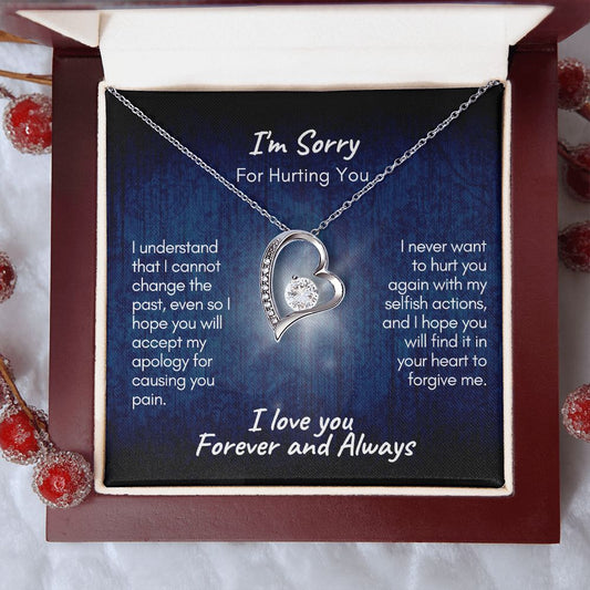 I'M SORRY FOR HURTING YOU | FOREVER LOVE NECKLACE - Sparkality Gifts