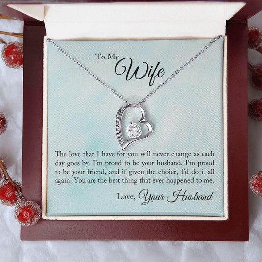 TO MY WIFE | YOU'RE THE BEST THING (FOREVER LOVE NECKLACE) - Sparkality Gifts