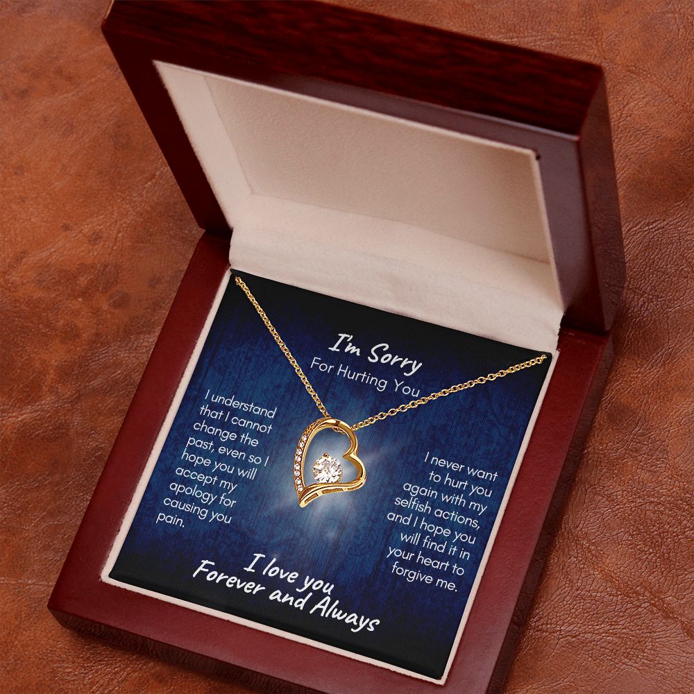 I'M SORRY FOR HURTING YOU | FOREVER LOVE NECKLACE - Sparkality Gifts